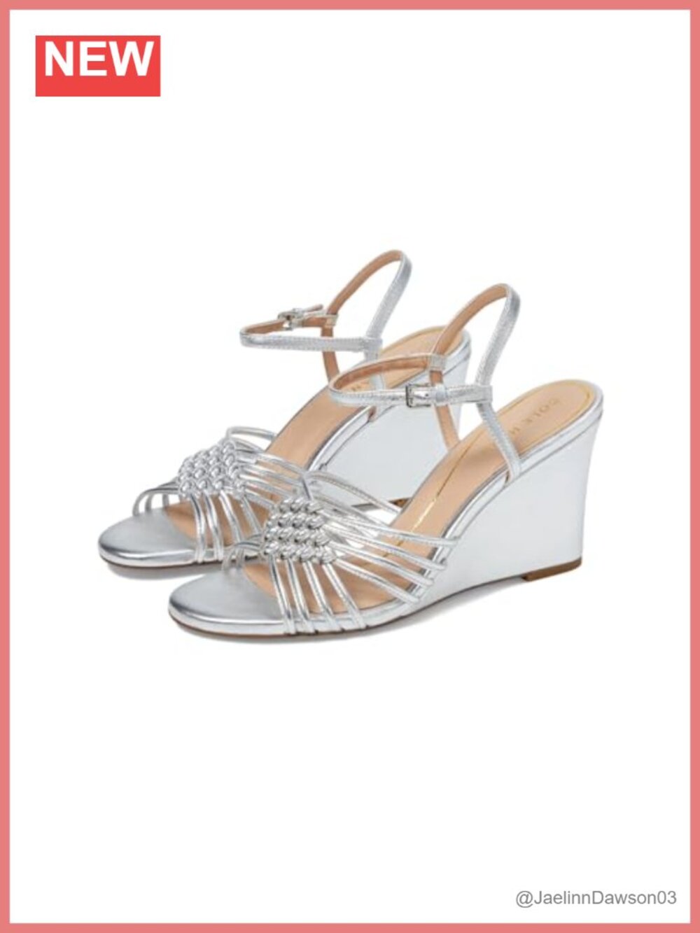 Wedge Sandals 85mm Leather Strappy Ankle Strap Heels